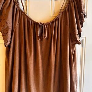 Maurices Warm Tan Blouse,